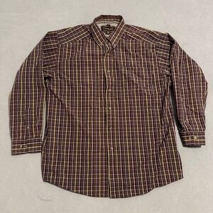 ARIAT Pro Series Button-Down Shirt Long Sleeves Plaid Multicolor Mens Size XL